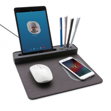 Logotrade promotional products photo of: Air mousepad with 5W wireless charging and USB