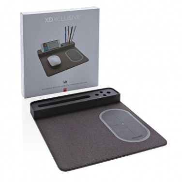 Logotrade advertising product image of: Air mousepad with 5W wireless charging and USB