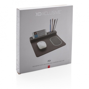 Logotrade promotional item picture of: Air mousepad with 5W wireless charging and USB