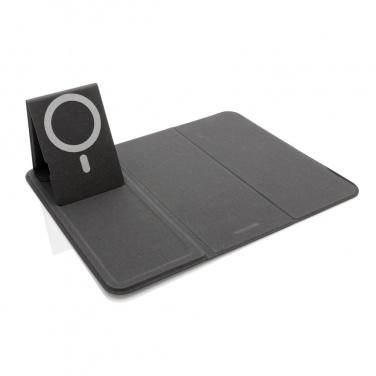Logo trade promotional merchandise image of: Artic Magnetic 10W wireless charging phonestand