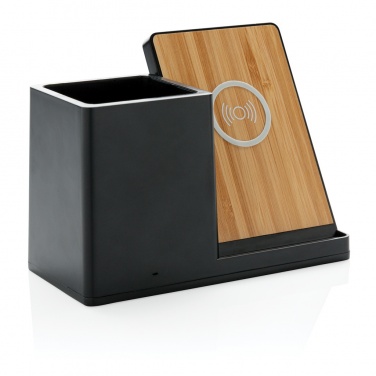 Logo trade corporate gifts picture of: Ontario RCS recycled plastic 10W wireless charger
