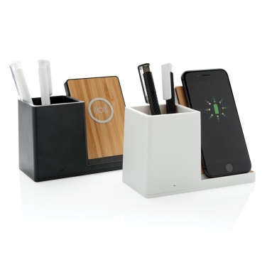 Logo trade promotional gifts picture of: Ontario RCS recycled plastic 10W wireless charger