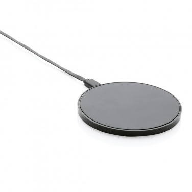 Logo trade business gift photo of: RCS standard recycled plastic 10W wireless charger