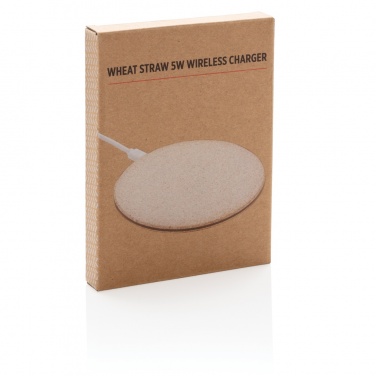 Logotrade promotional product image of: 5W Wheat straw wireless charger