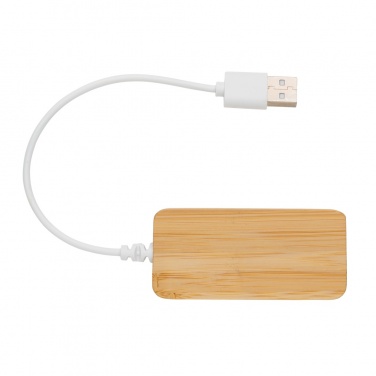 Logotrade promotional merchandise photo of: Bamboo hub with Type-C