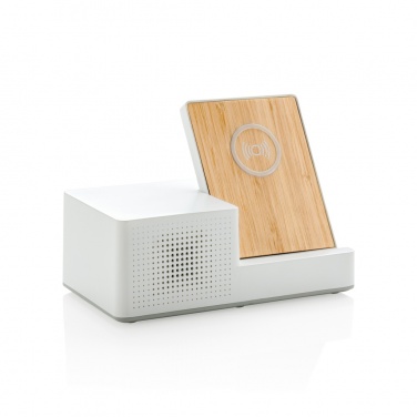Logotrade advertising products photo of: Ontario 5W wireless charger with speaker