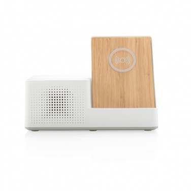Logotrade business gift image of: Ontario 5W wireless charger with speaker