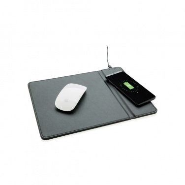 Logotrade promotional merchandise image of: Mousepad with 5W wireless charging
