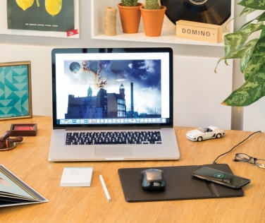 Logotrade promotional merchandise image of: Mousepad with 5W wireless charging