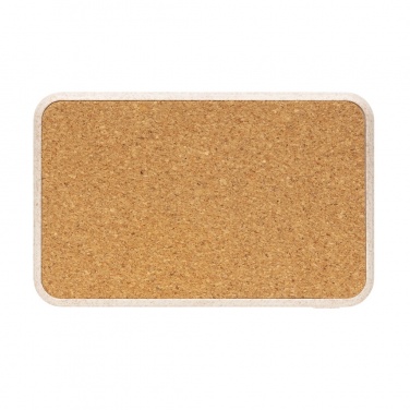 Logotrade promotional product image of: Cork and Wheat 5.000 mAh pocket powerbank