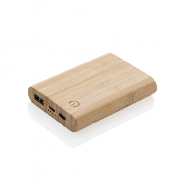 Logotrade promotional giveaways photo of: Bamboo 5.000 mAh powerbank
