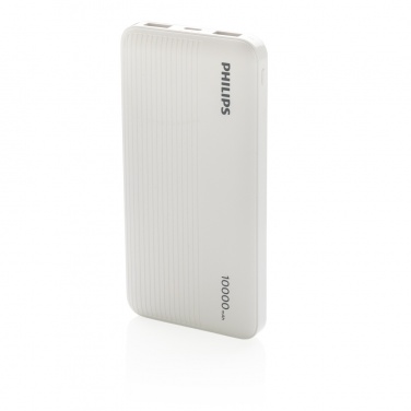 Logotrade advertising products photo of: Philips 10.000 mAh slim powerbank