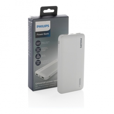 Logotrade promotional gifts photo of: Philips 10.000 mAh slim powerbank