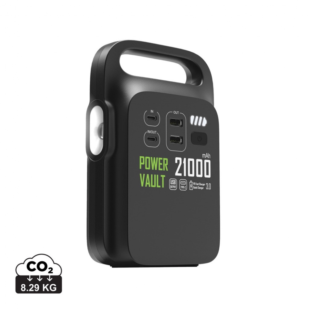 Logo trade business gift photo of: Power Vault RCS rplastic 21000 mAh portable power station