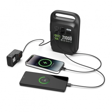 Logotrade promotional products photo of: Power Vault RCS rplastic 21000 mAh portable power station