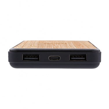 Logo trade advertising product photo of: RCS recycled plastic 8000 mAh Wireless Powerbank