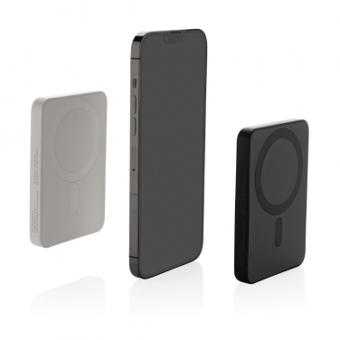 Logotrade promotional product picture of: Magnetix RCS recycled plastic 5000 mah magnetic powerbank