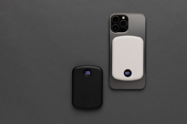 Logotrade promotional gifts photo of: MagBoost RCS recycled plastic 5000 mah magnetic powerbank