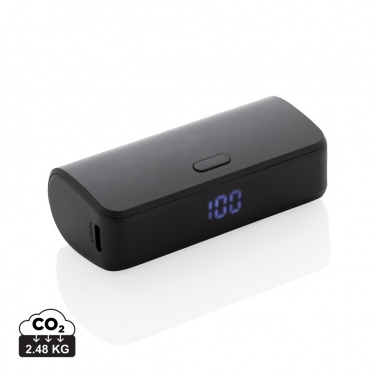 Logo trade promotional product photo of: FlashCharge RCS rplastic 5000 mah fast charge powerbank