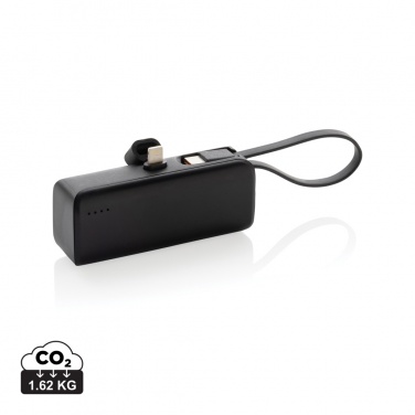 Logotrade promotional giveaway image of: Powerlink RCS rplastic 3000 mAh powerbank iOS connector