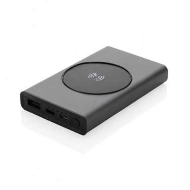 Logotrade advertising product image of: Terra RCS recycled aluminium 5000 mAh powerbank 5W wireless