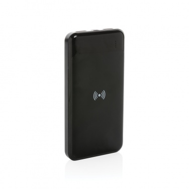 Logotrade promotional giveaway image of: RCS standard recycled plastic wireless powerbank