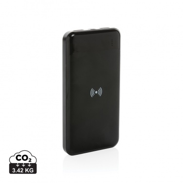 Logotrade promotional product picture of: RCS standard recycled plastic wireless powerbank