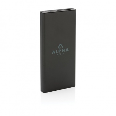 Logo trade promotional products picture of: Terra RCS recycled 18W aluminium powerbank 10.000 mAh