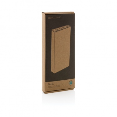 Logotrade promotional merchandise photo of: Terra RCS recycled 18W aluminium powerbank 10.000 mAh
