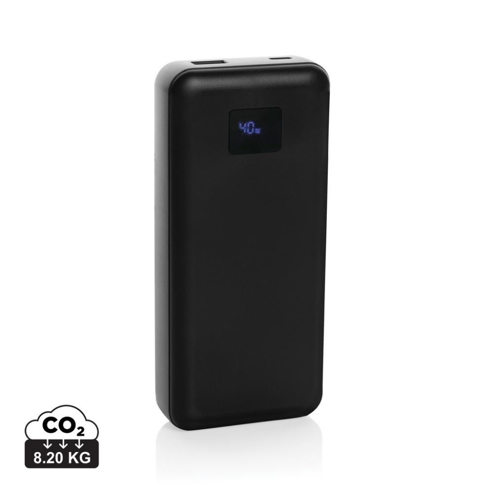 Logotrade promotional products photo of: Gridley RCS rplastic 20000 65W laptop powerbank