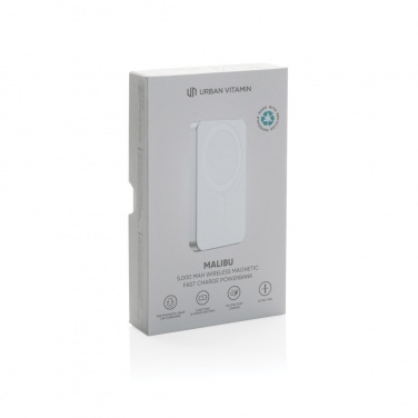 Logo trade promotional gift photo of: Urban Vitamin Malibu RCS plastic/alu 5000 mah powerbank