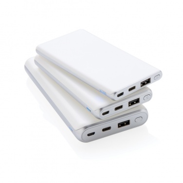 Logo trade promotional giveaways picture of: Ultra fast 10.000 mAh powerbank with PD