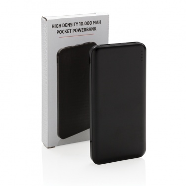 Logo trade promotional gifts image of: High Density 10.000 mAh Pocket Powerbank