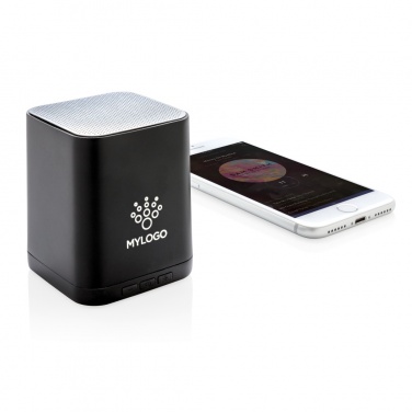 Logo trade corporate gifts image of: Light up logo wireless speaker