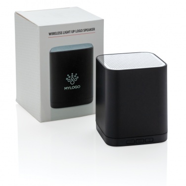 Logotrade advertising product picture of: Light up logo wireless speaker