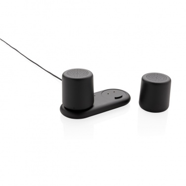 Logo trade promotional products picture of: Double induction charging speaker