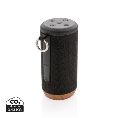 Logo trade business gifts image of: Baia 10W wireless speaker, cork