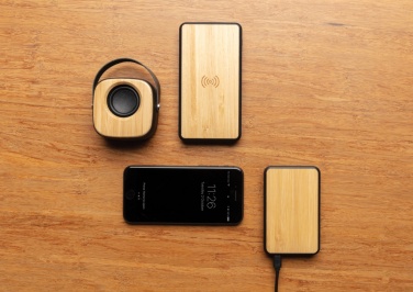 Logotrade corporate gift picture of: Bamboo 3W Wireless Fashion Speaker
