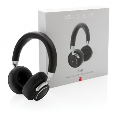 Logo trade corporate gift photo of: Aria Wireless Comfort Headphones
