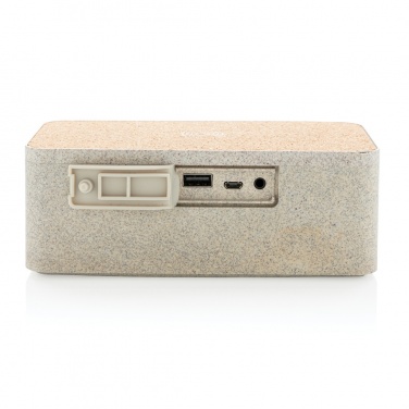 Logotrade promotional merchandise photo of: Wheatstraw wireless charging speaker