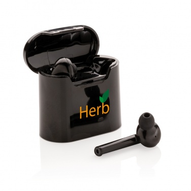 Logotrade promotional item image of: Liberty wireless earbuds in charging case