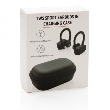 Logotrade promotional giveaway picture of: TWS sport earbuds in charging case