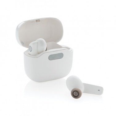 Logo trade advertising products picture of: TWS earbuds in UV-C sterilising charging case