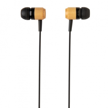 Logotrade promotional item picture of: Bamboo wireless earbuds