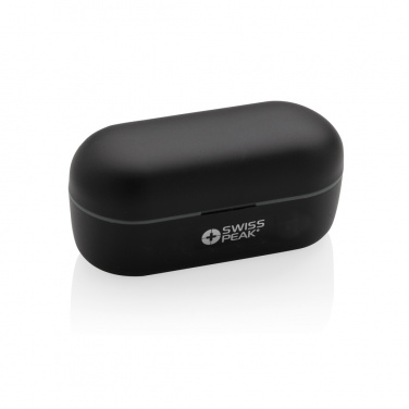 Logo trade promotional items image of: Swiss peak TWS earbuds