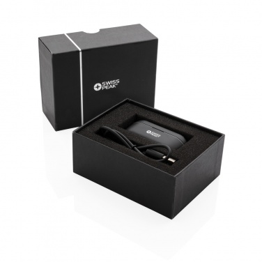 Logo trade promotional merchandise photo of: Swiss peak TWS earbuds