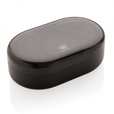 Logo trade promotional gift photo of: Light up logo TWS earbuds in charging case