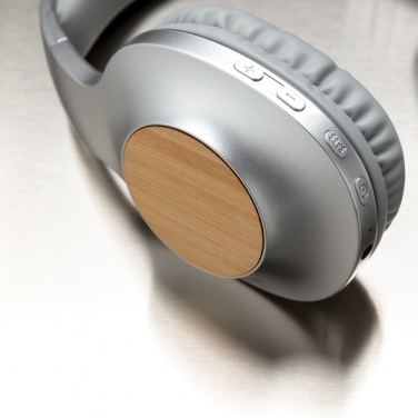 Logotrade promotional product image of: Dakota Bamboo wireless headphone