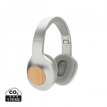 Logotrade promotional product image of: Dakota Bamboo wireless headphone