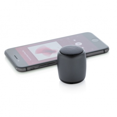 Logo trade promotional gift photo of: Mini aluminium wireless speaker